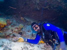 John with Nurse Shark IMG 1221