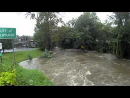 Hurricane Irene - Quassaick Creek (?) Newburgh, NY 8-28-11