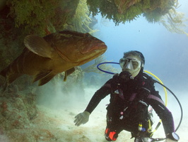 020  Me with Friendly Nassau Grouper IMG_8838