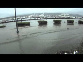 Hurricane Irene Newburgh Waterfront 8-28-11
