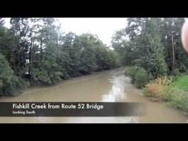 Hurricane Irene - Fishkill Creek 8-28-11, Glenham, Fishkill and Brinckerhoff. NY