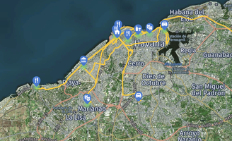 Havana Locations Map